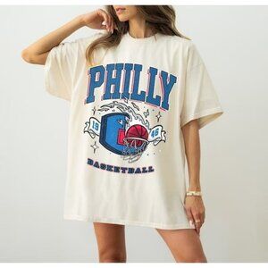 Philadelphia Basketball T-Shirt, Vintage Philadelphia Basketball T-Shirt